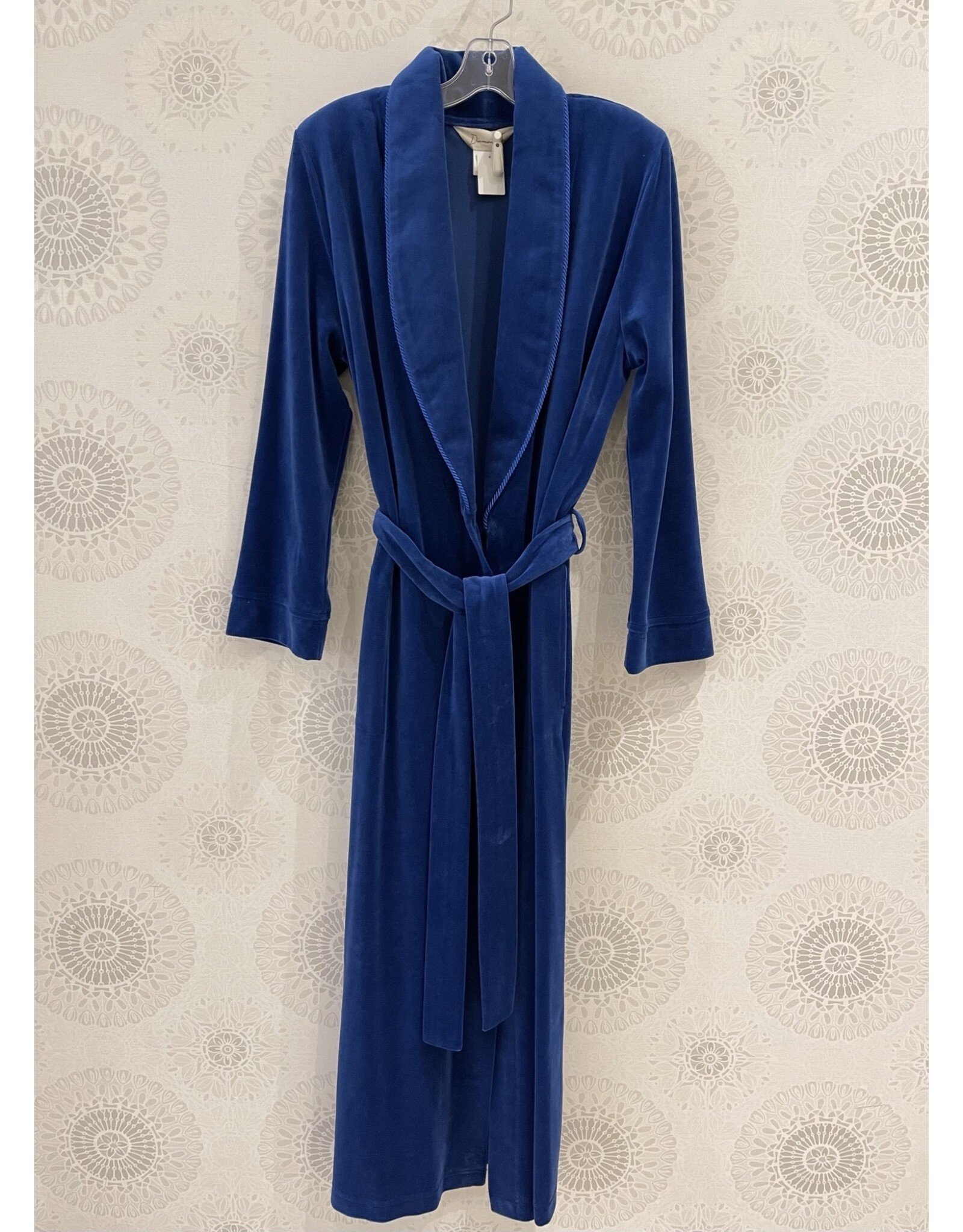 Diamond Tea Cotton Velour Wrap Up Robe