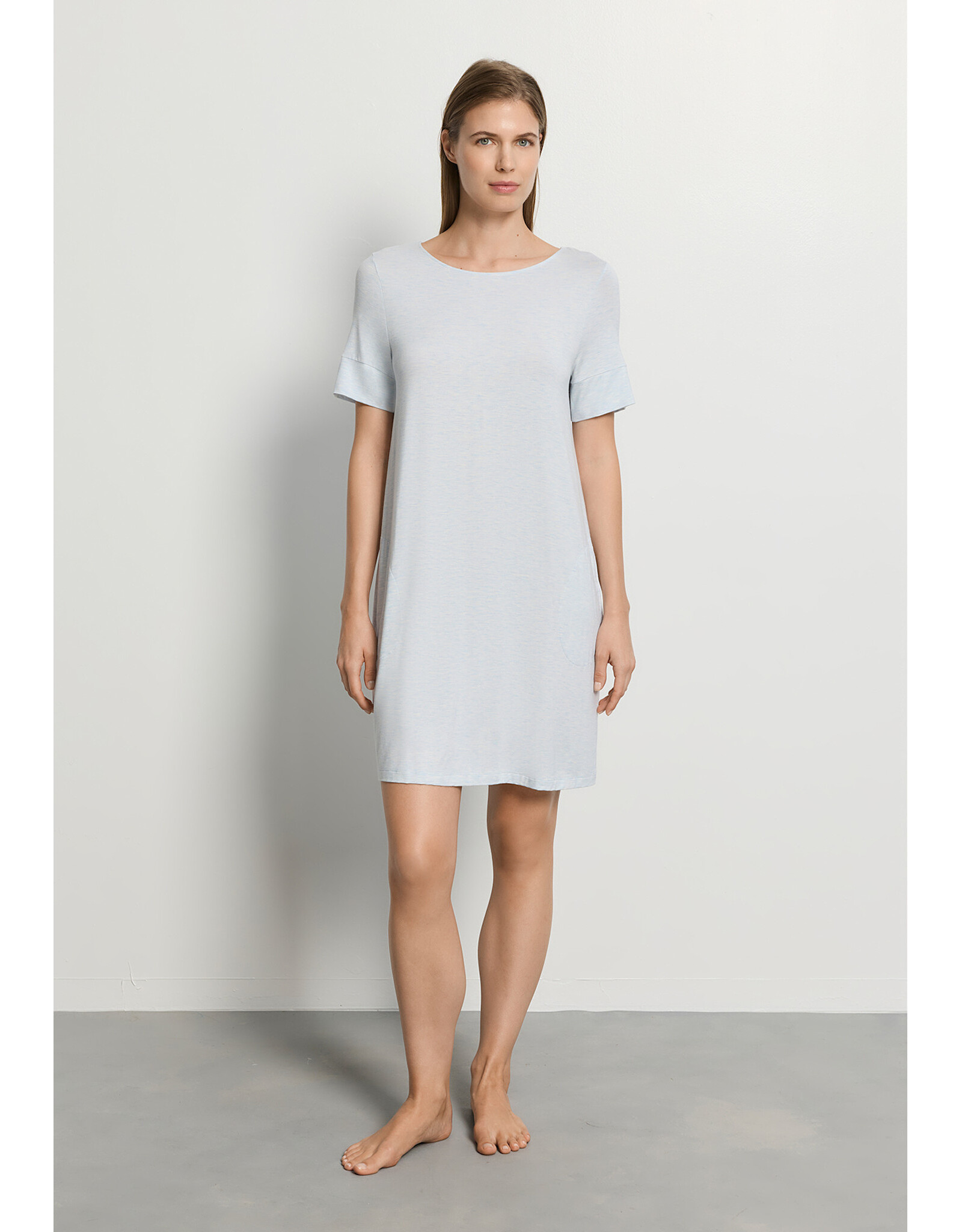 Hanro Natural Elegance Short Sleeve Nighty