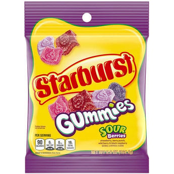 Starburst Gummies Sour Berries