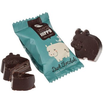 Baru Hippos Dark Chocolate with Sea Salt Caramel