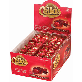 Cellas Individual Milk Chocolate Covered Cherries