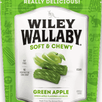 Wiley Wallaby Green Apple Licorice 7 oz.