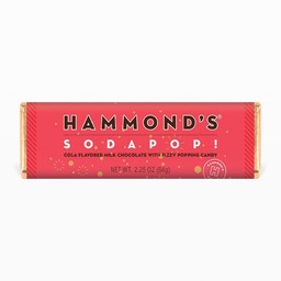 Hammonds Soda Pop Chocolate Milk Chocolate Bar