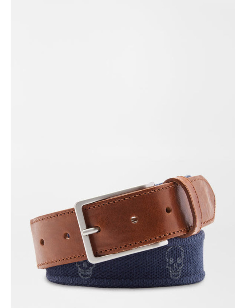 peter millar skull belt