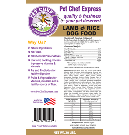 Pet Chef Express PCE Lamb & Rice