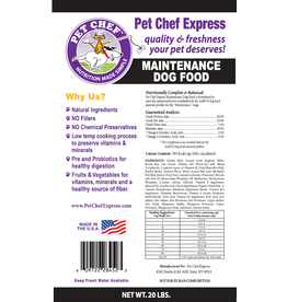 Pet Chef Express PCE Maintenance