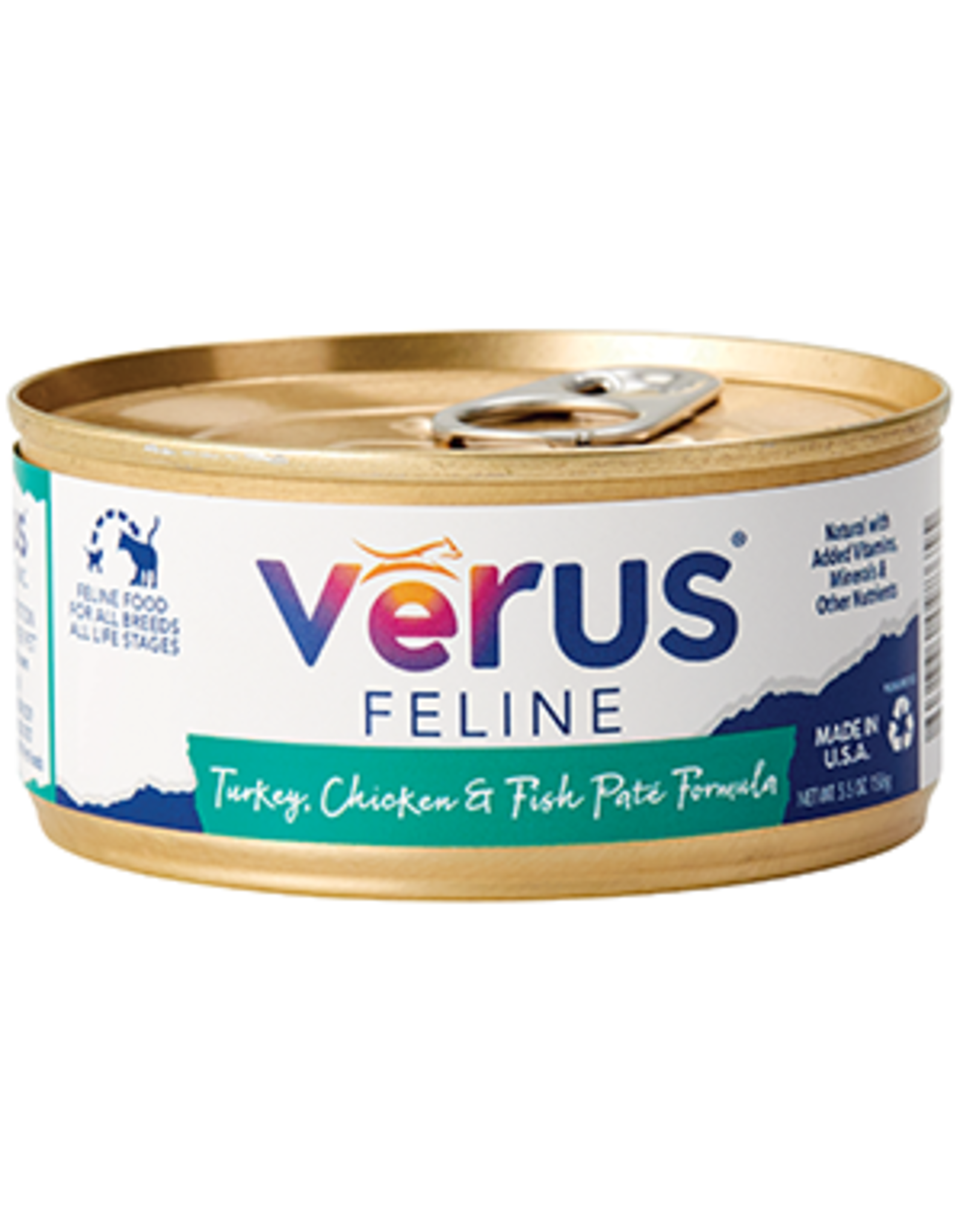 Verus Pet Foods Verus Turkey/Chicken/Fish Can Cat