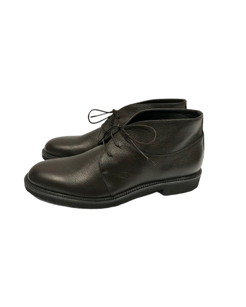 Alberto Lanciotti Alberto Lanciotti 006 Short Pebble Grain Leather Boots