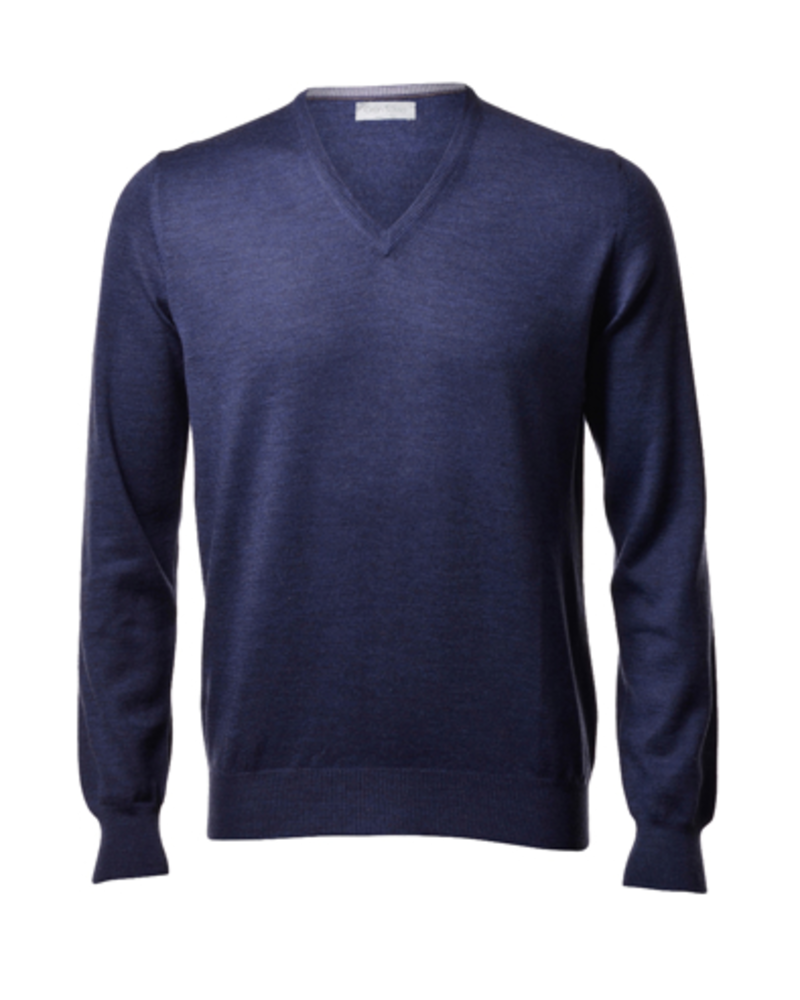 Gran Sasso Gran Sasso Merino Wool V-Neck Sweater