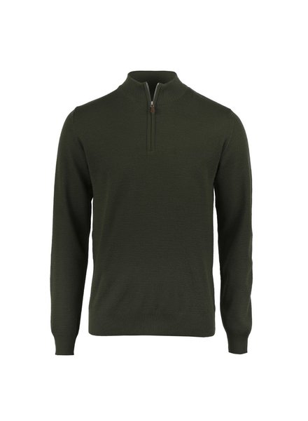 Stenstroms Textured Merino Quarter Zip Sweater