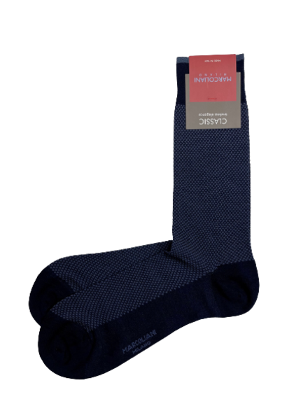 Marcoliani Pima Cotton Socks - Allover Microargyle