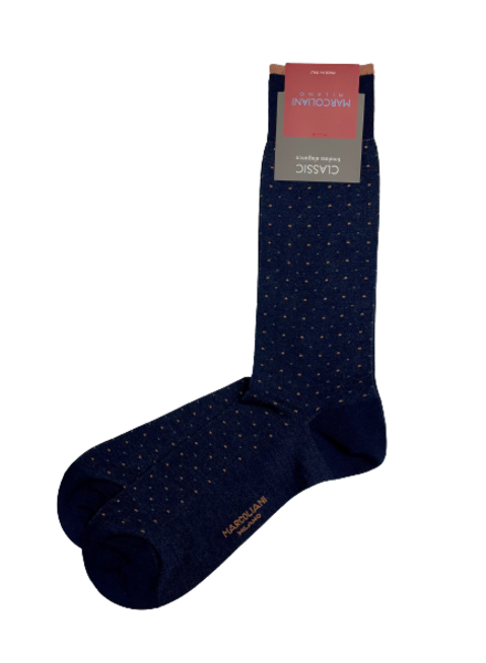 Marcoliani Pima Cotton Socks - Varese Pindot