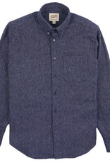 Naked and Famous Easy Shirt AH1920 Cotton Tweed Blue Naked & Famous