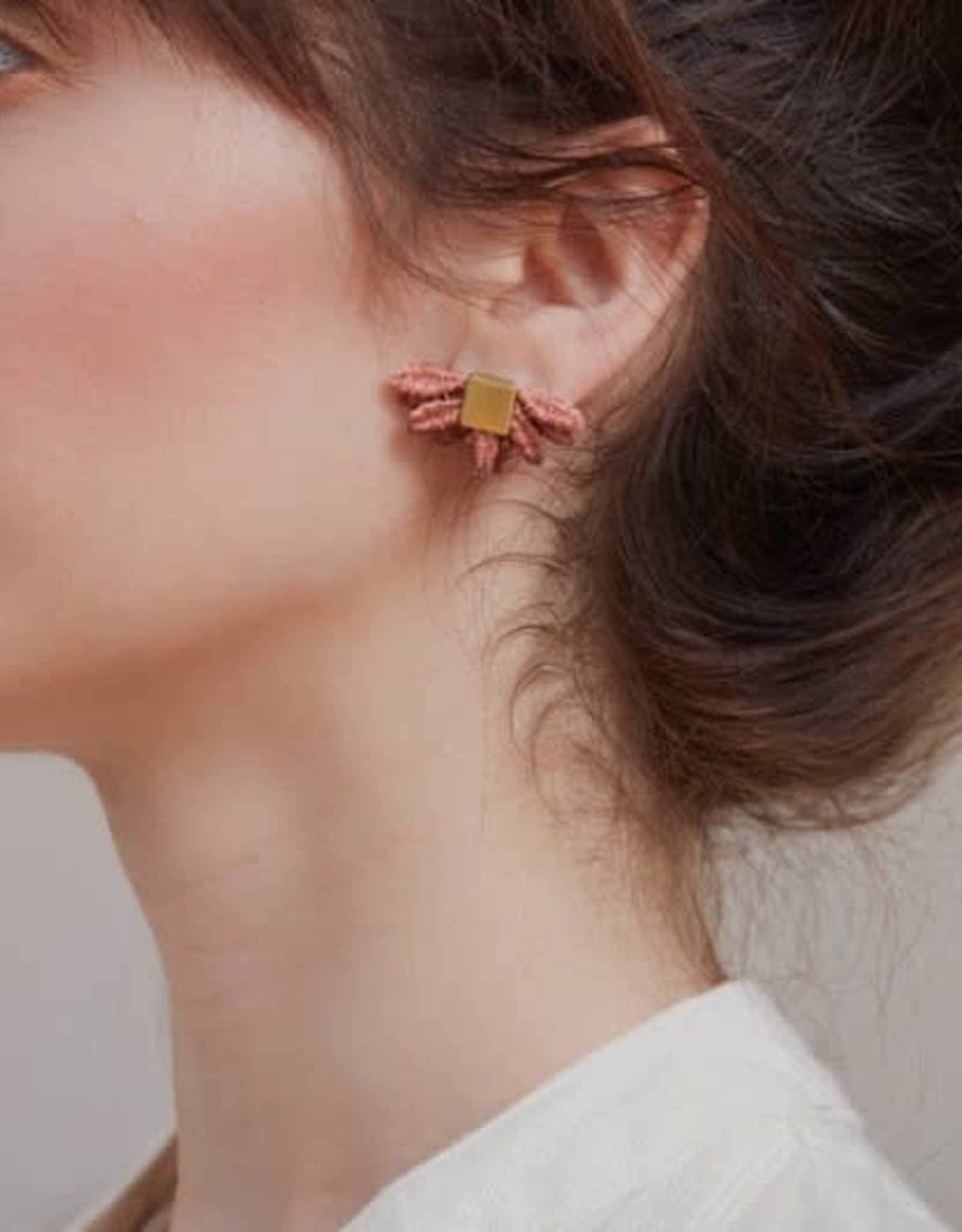 This Ilk Boucles d'oreilles Larrea Mustard This Ilk