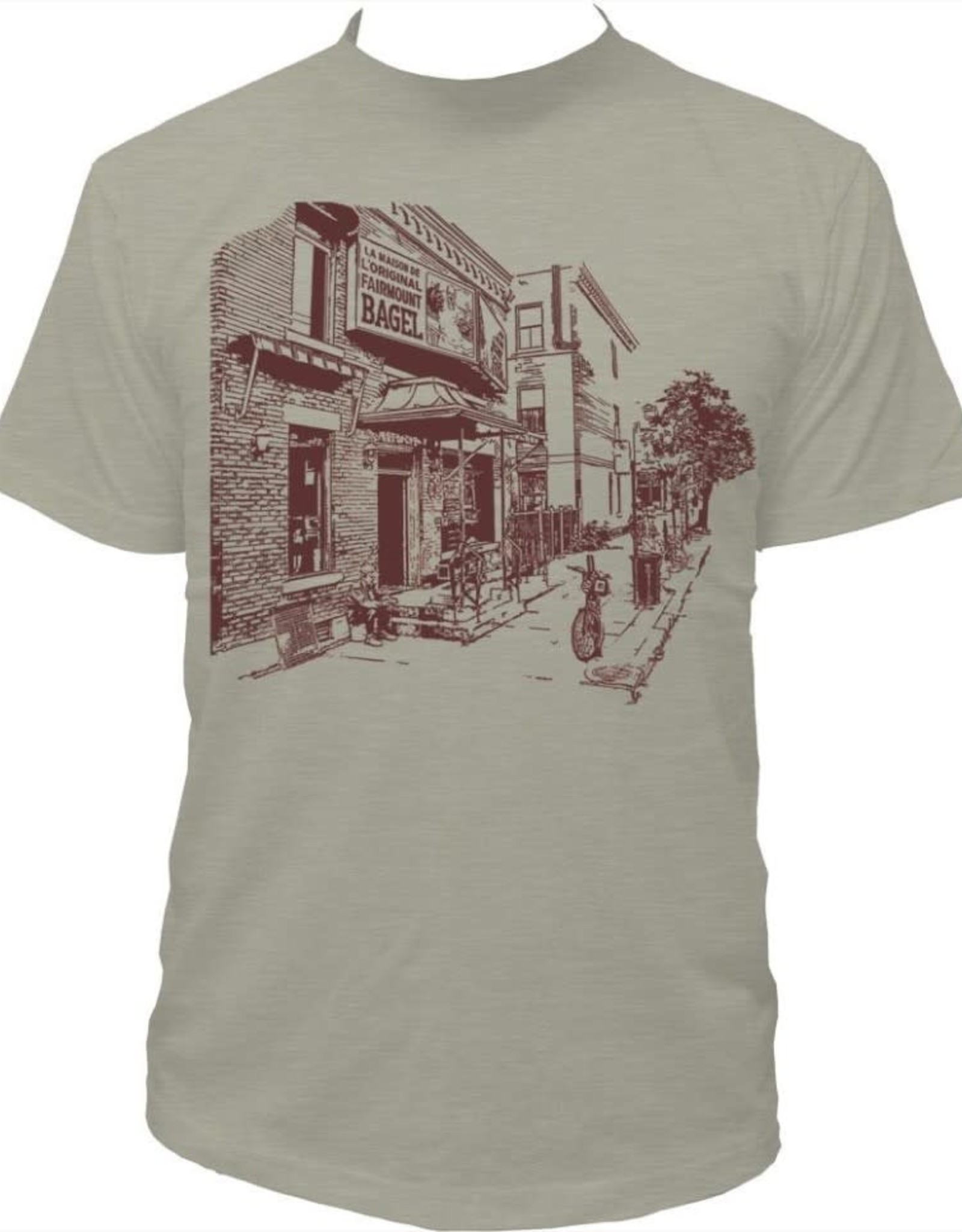 Tresnormale T-Shirt Homme Tresnormale Avenue Fairmount Gris Chiné