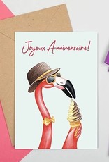 Carte Amelie Legault Gentleman Flamant Rose Joyeux Anniversaire Les Coureurs De Jupons Carte Amelie Legault Gentleman Flamant Rose Joyeux Anniversaire Les Coureurs De Jupons