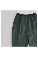 Josiane Perron Pantalon à plis taille élastique AH2021 Josiane Perron Vert