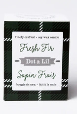 Dot and Lil Bougie Dot & Lil 7.2 oz. Sapin Frais