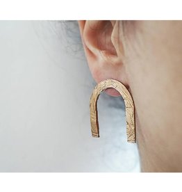 Marmod8 Boucles d'oreilles UU Marmod8 Bronze-Argent Sterling