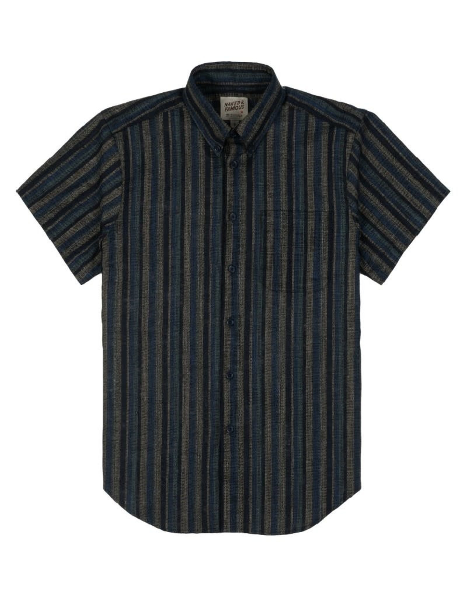 Naked and Famous Easy Shirt PE21 Naked & Famous Japan Poplin Stripes