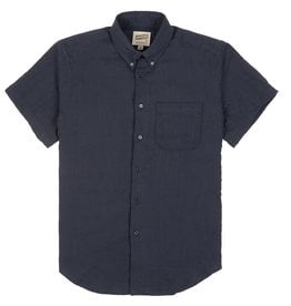 Naked and Famous Easy Shirt PE21 Naked & Famous Double Weave Gauze Navy