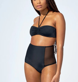 Selfish Swimwear Bas de bikini taille haute Florence PE21 Selfish Swimwear Noir