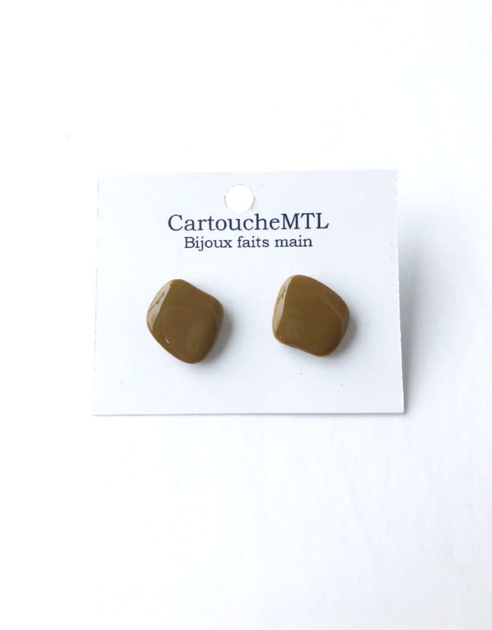 CartoucheMTL Clous d'oreilles CartoucheMTL Moutarde