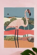 DRÉA Collage Affiche 8.5X11 Dréa Collage Flamingo