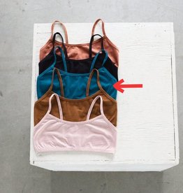 Eve Lavoie Bralette bretelles spaghetti AH2122 Ève Lavoie Aqua