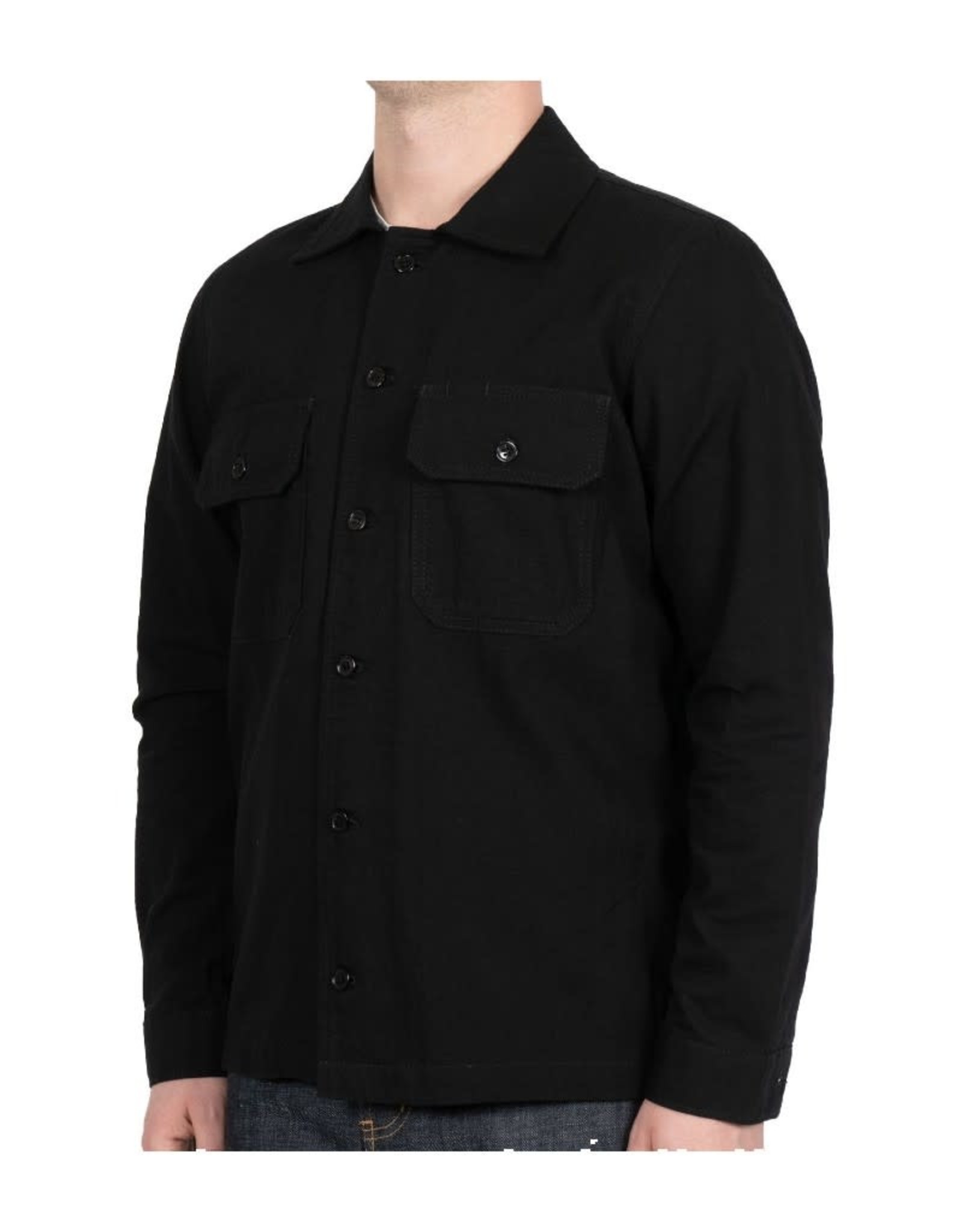 Naked and Famous Work Shirt AH2122 Naked & Famous Rinsed Oxford Black