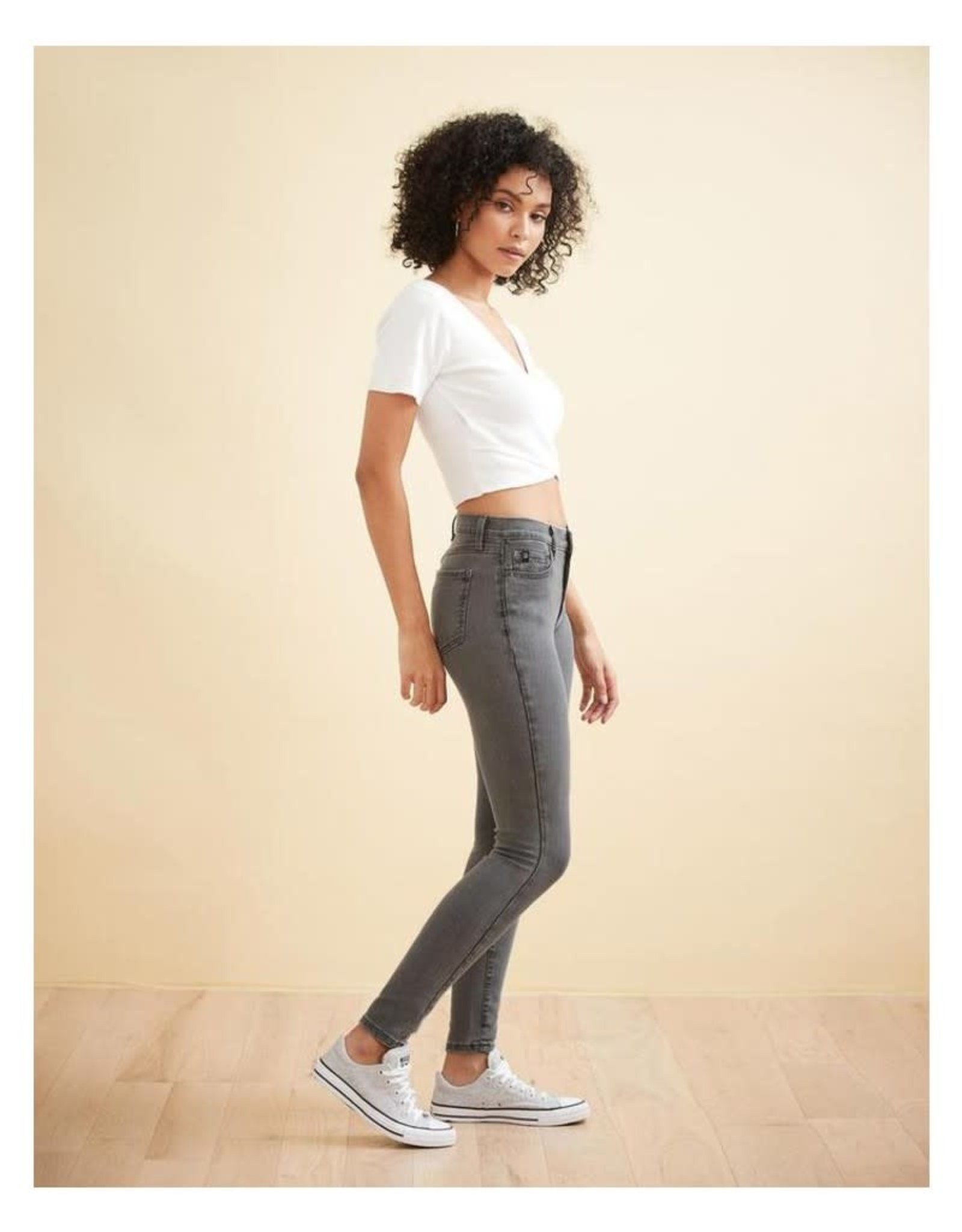 Yoga Jeans Classic Rise Skinny Rachel 2162 Yoga Jeans Grey Steel