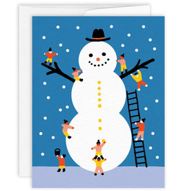 Paperole Carte de souhait Paperole Giant Snowman