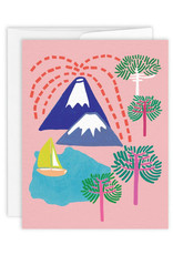 Paperole Carte de souhait Paperole Volcan