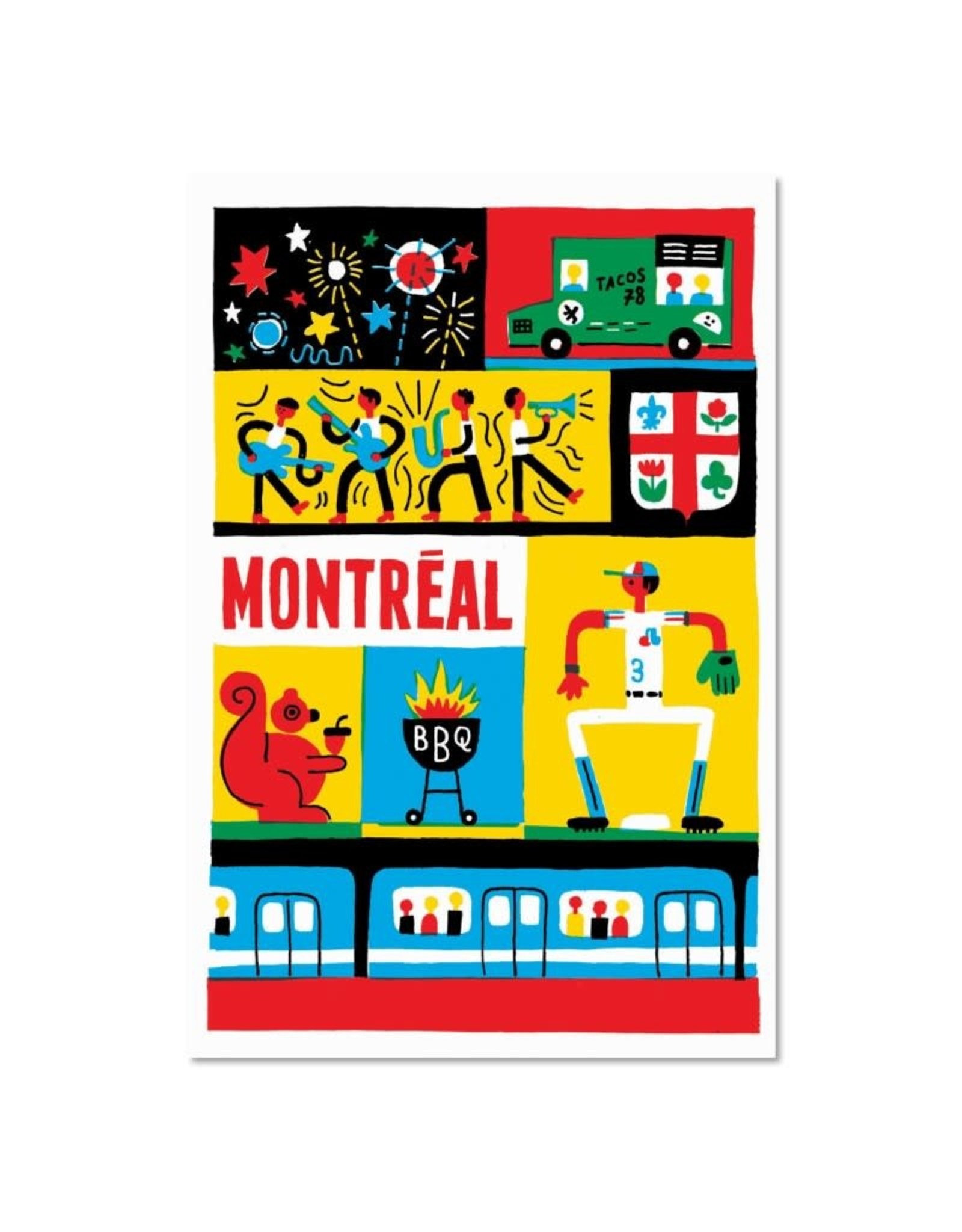 Paperole Carte Postale Paperole Montréal  Été