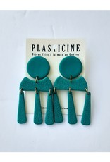 Plasticine Boucles d'oreilles Scarlett Plasticine Turquoise