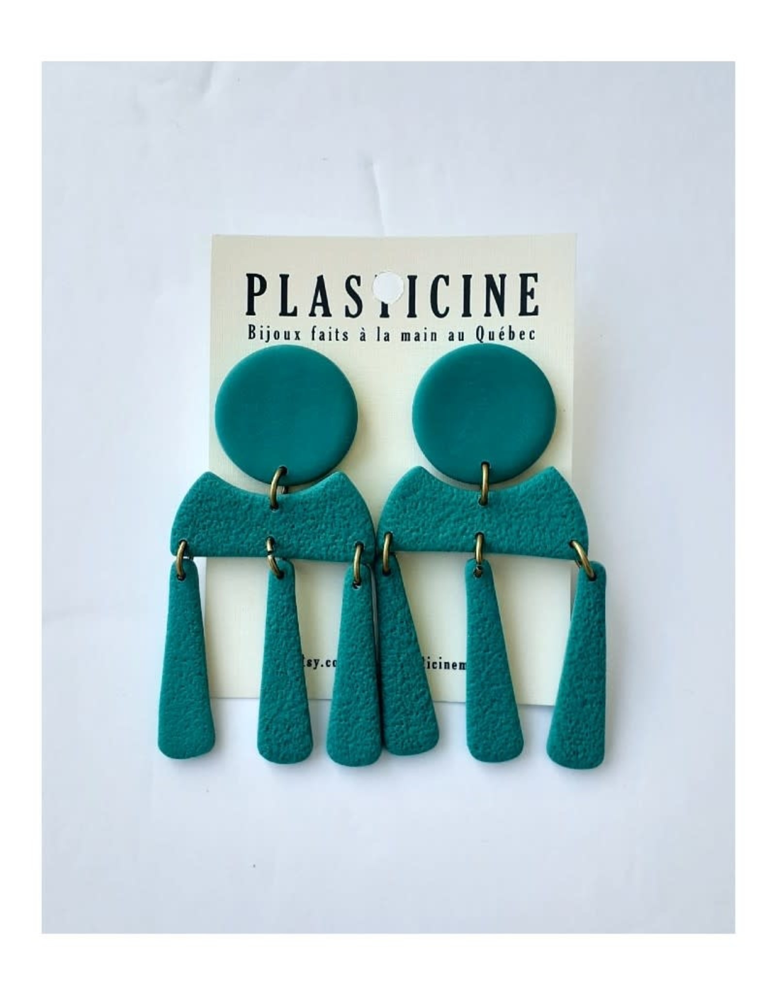 Plasticine Boucles d'oreilles Scarlett Plasticine Turquoise