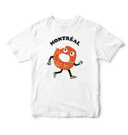 Paperole T-Shirt Adulte Bagel Paperole Blanc