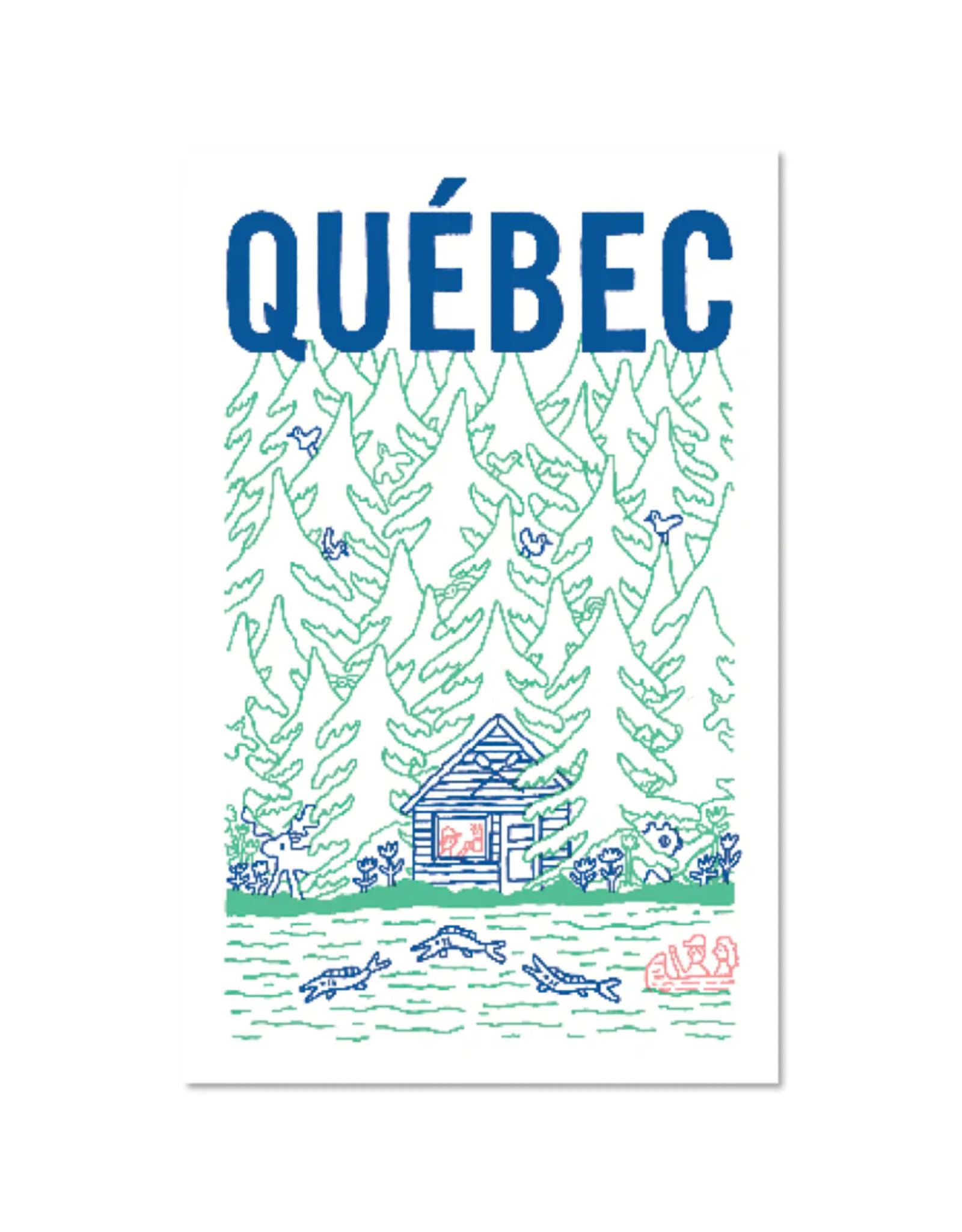 Paperole Carte Postale Paperole Cabane au Québec