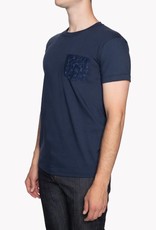 Naked and Famous Pocket Tee AH2223 Naked & Famous Vintage Dobby Navy