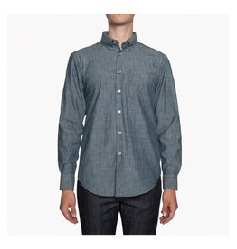 Naked and Famous Easy Shirt 5oz Rinsed Chambray AH2223 Naked and Famous Blue