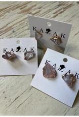 Kazak Boucles d'oreilles Quartz rose AH2223 Kazak