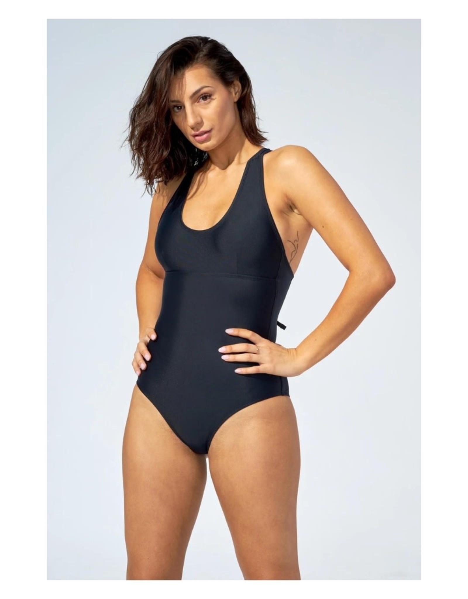 Selfish Swimwear Maillot une pièce Arlène PE23 Selfish Swimwear noir