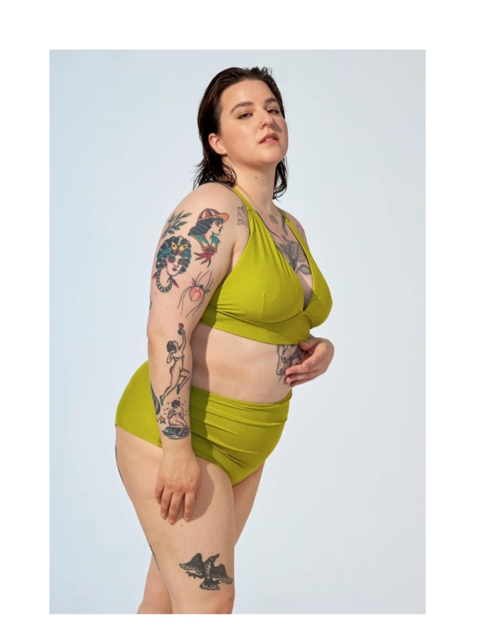 Selfish Swimwear Haut de Maillot Lauren PE23 Selfish Swimwear Vert