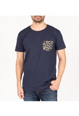 Naked and Famous Pocket Tee PE23 Naked & Famous Flower Print Navy