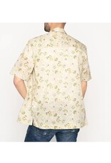 Naked and Famous Aloha Shirt PE23 Naked and Famous Flora Sketches Natural