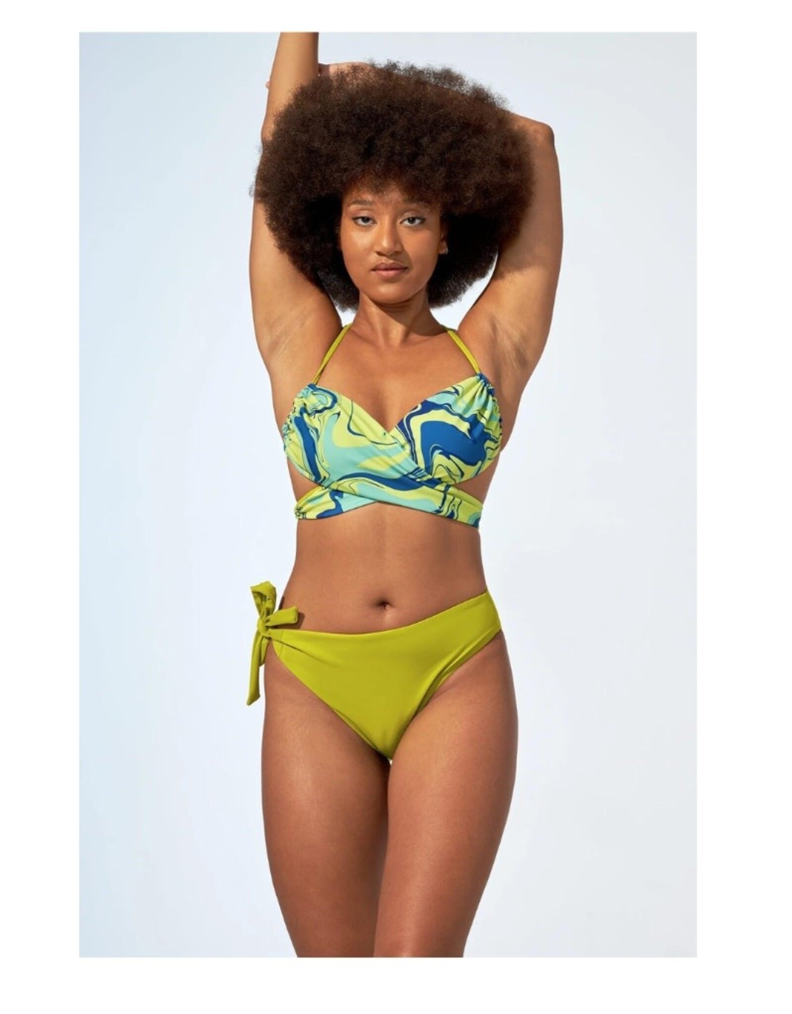 Selfish Swimwear Bas de maillot Eleanore PE23 Selfish Swimwear Vert