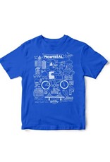 Paperole T-Shirt Enfant Mtl tout-terrain Paperole Bleu