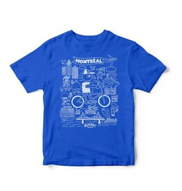 Paperole T-Shirt Enfant Mtl tout-terrain Paperole Bleu