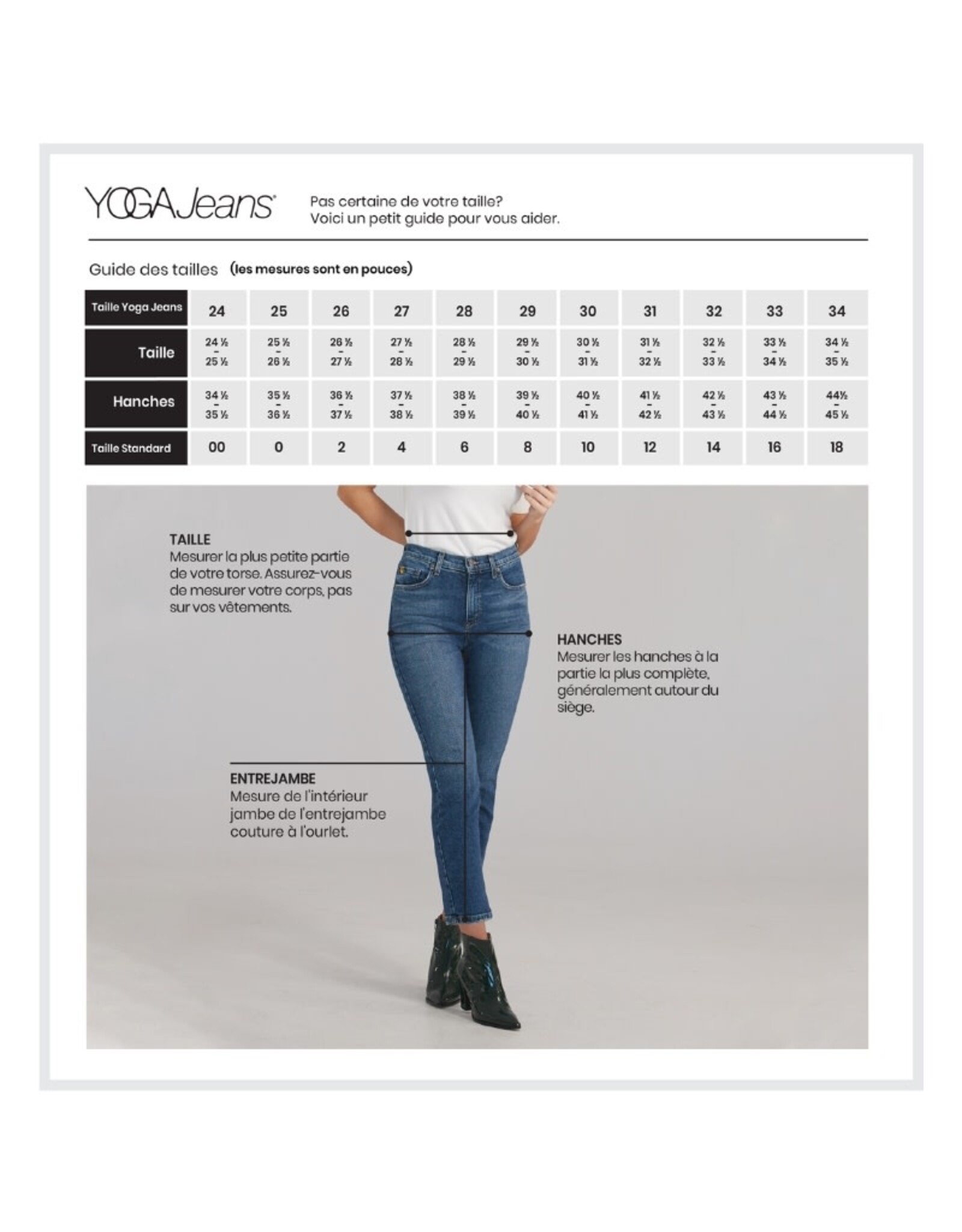 Yoga Jeans Classic Rise Slim Emily 2266 Yoga Jeans Pure