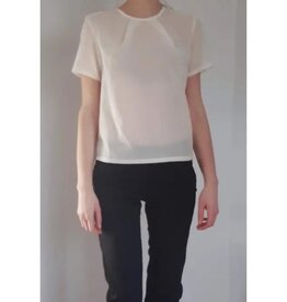 Josiane Perron Blouse Diaphane Josiane Perron Blanc